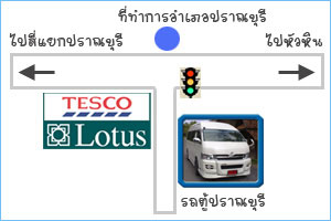 ท่ารถตู้ ปราณบุรี ไปกรุงเทพ