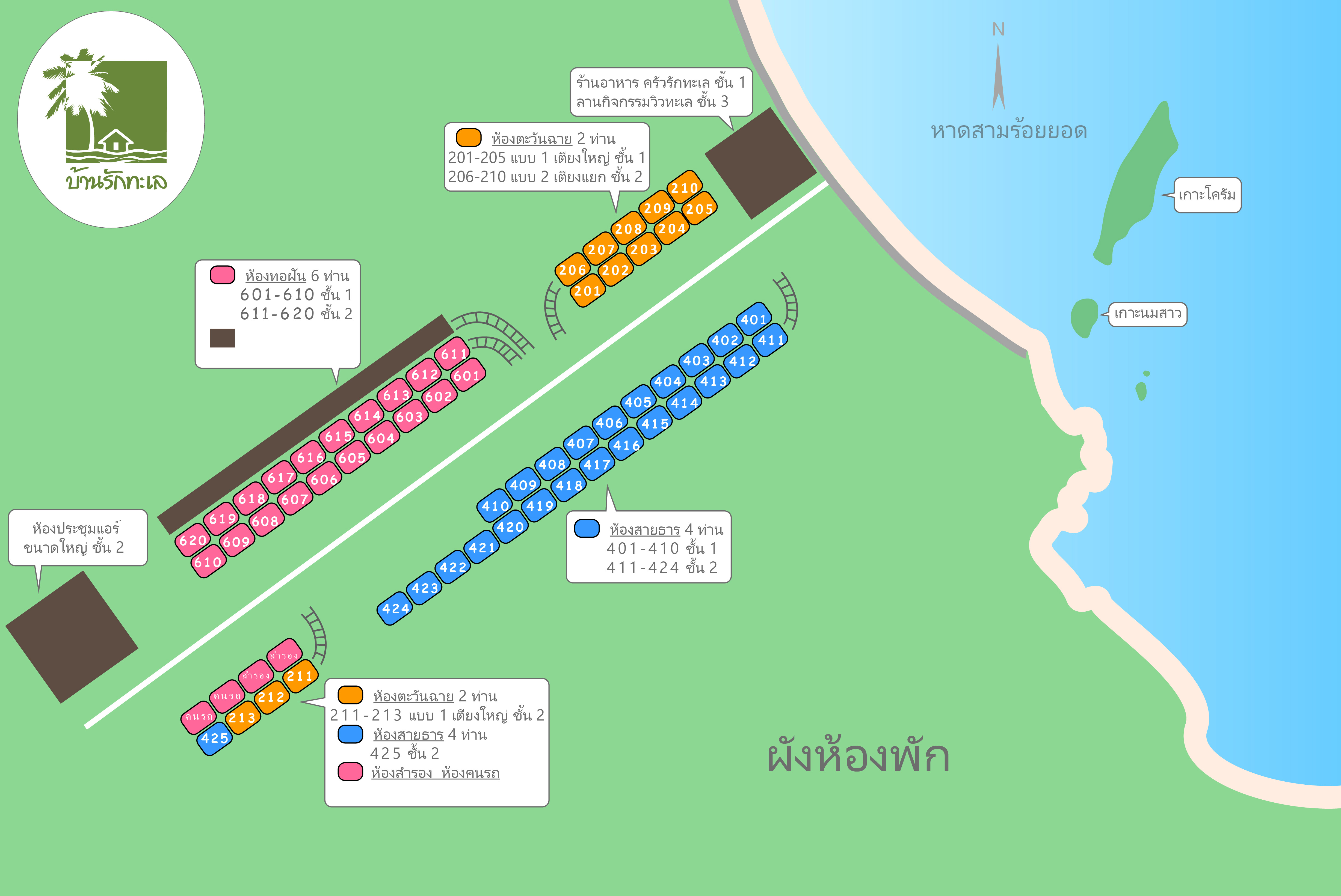 Read more about the article ผังที่พัก